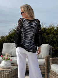 Star Shine sweater, white