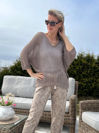 Nikki sweater, Taupe