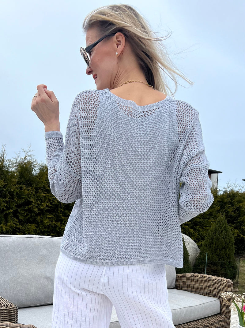 Anemone sweater, gray