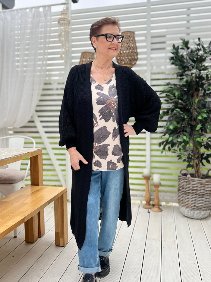 Aurora cardigan, black