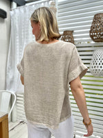 Carrie shirt, sand