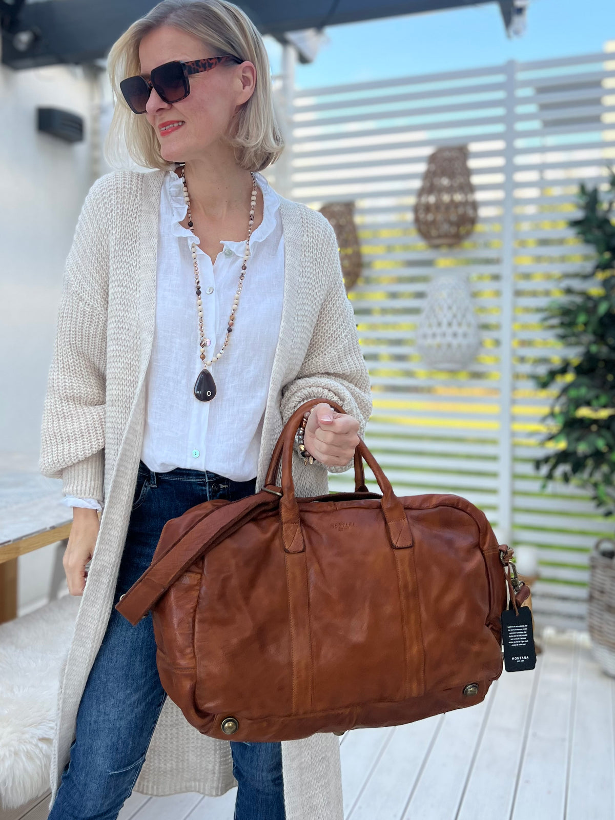 Ashland Urban travel bag, cognac