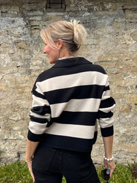 Brandi -neule, musta/beige