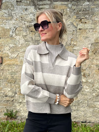 Brandi -neule, taupe/beige