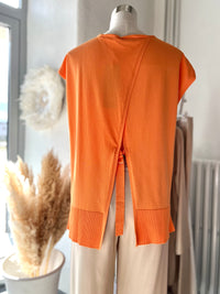 Zohra sweater, faded orange