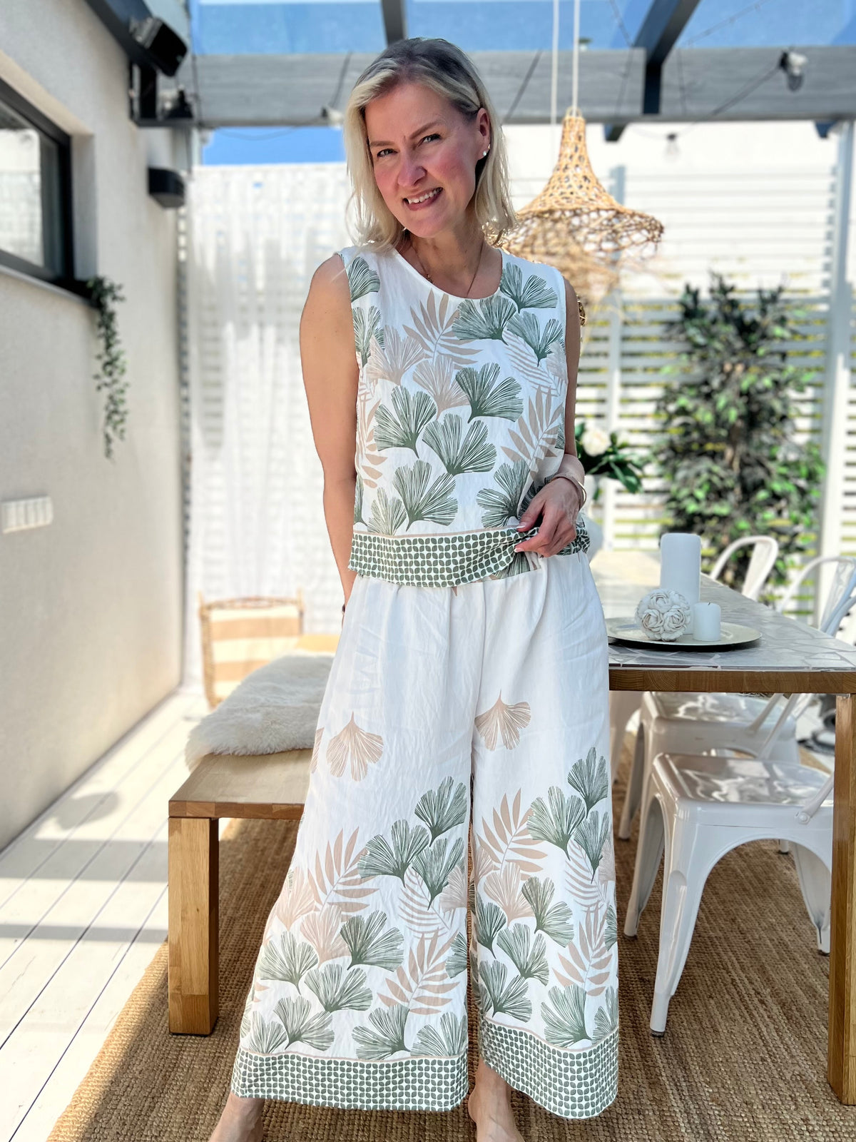 Palma Beach -housut, vihreä