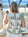 Palma Beach top, green
