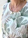 Palma Beach top, green