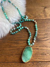 Matilda necklace, green