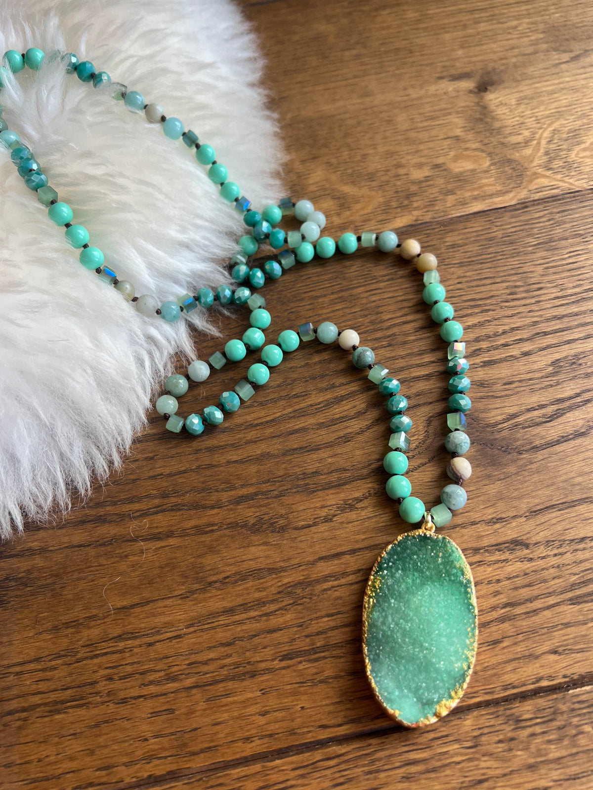 Matilda necklace, green