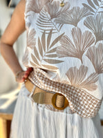 Palma Beach top, beige