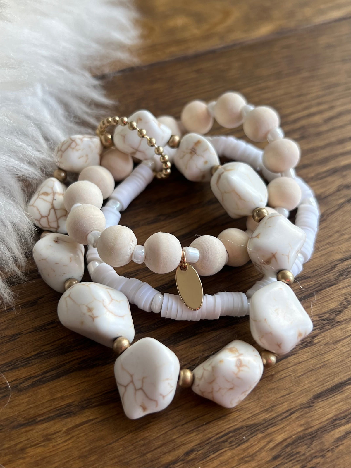 Celia bracelet, ivory