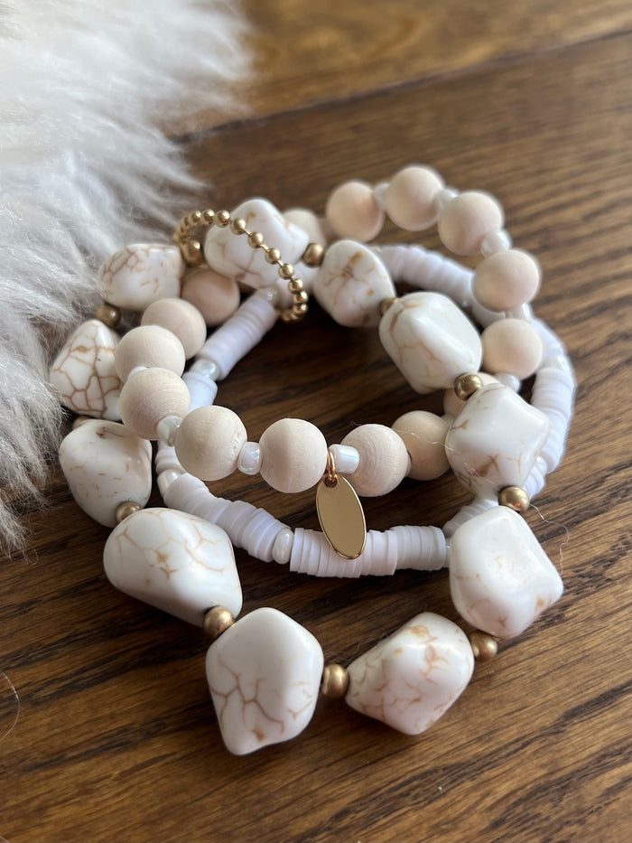Celia bracelet, ivory