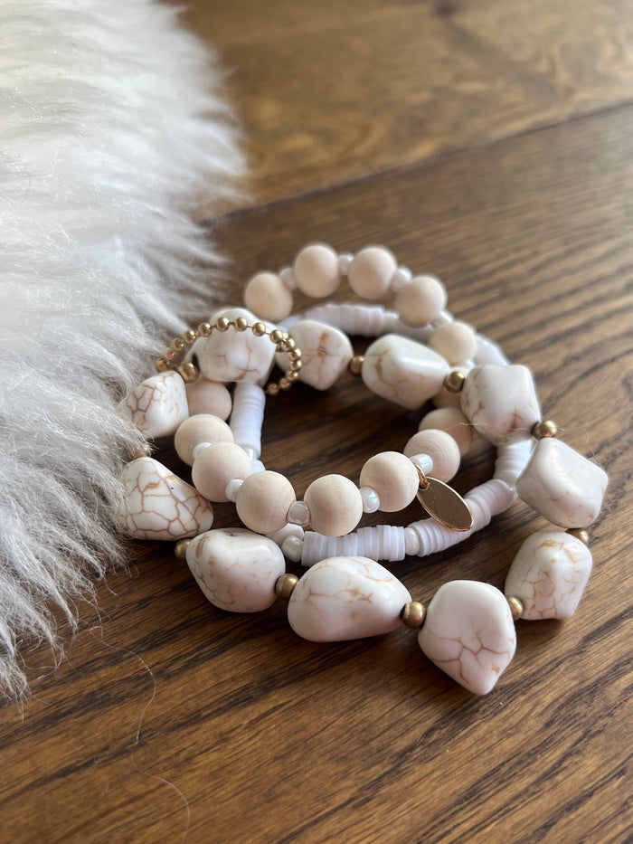 Celia bracelet, ivory