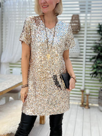 Cannes tunic / dress, champagne