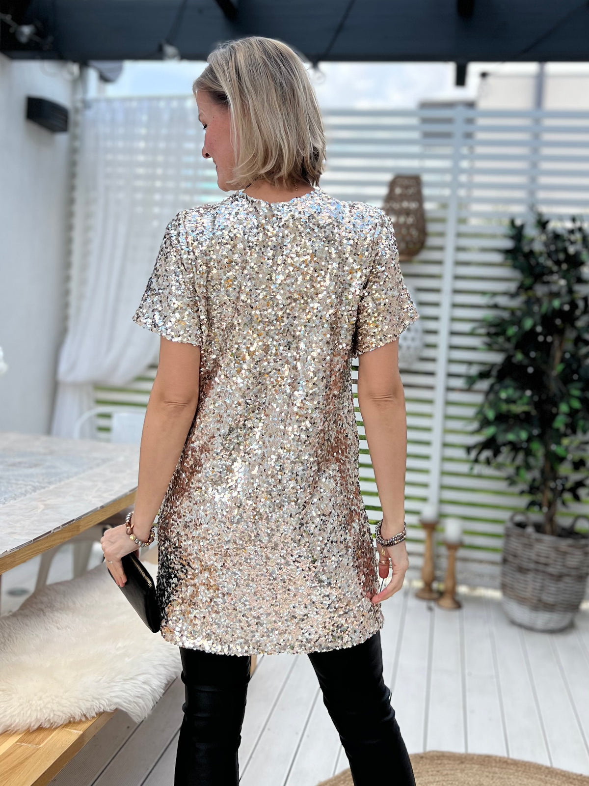Cannes tunic / dress, champagne
