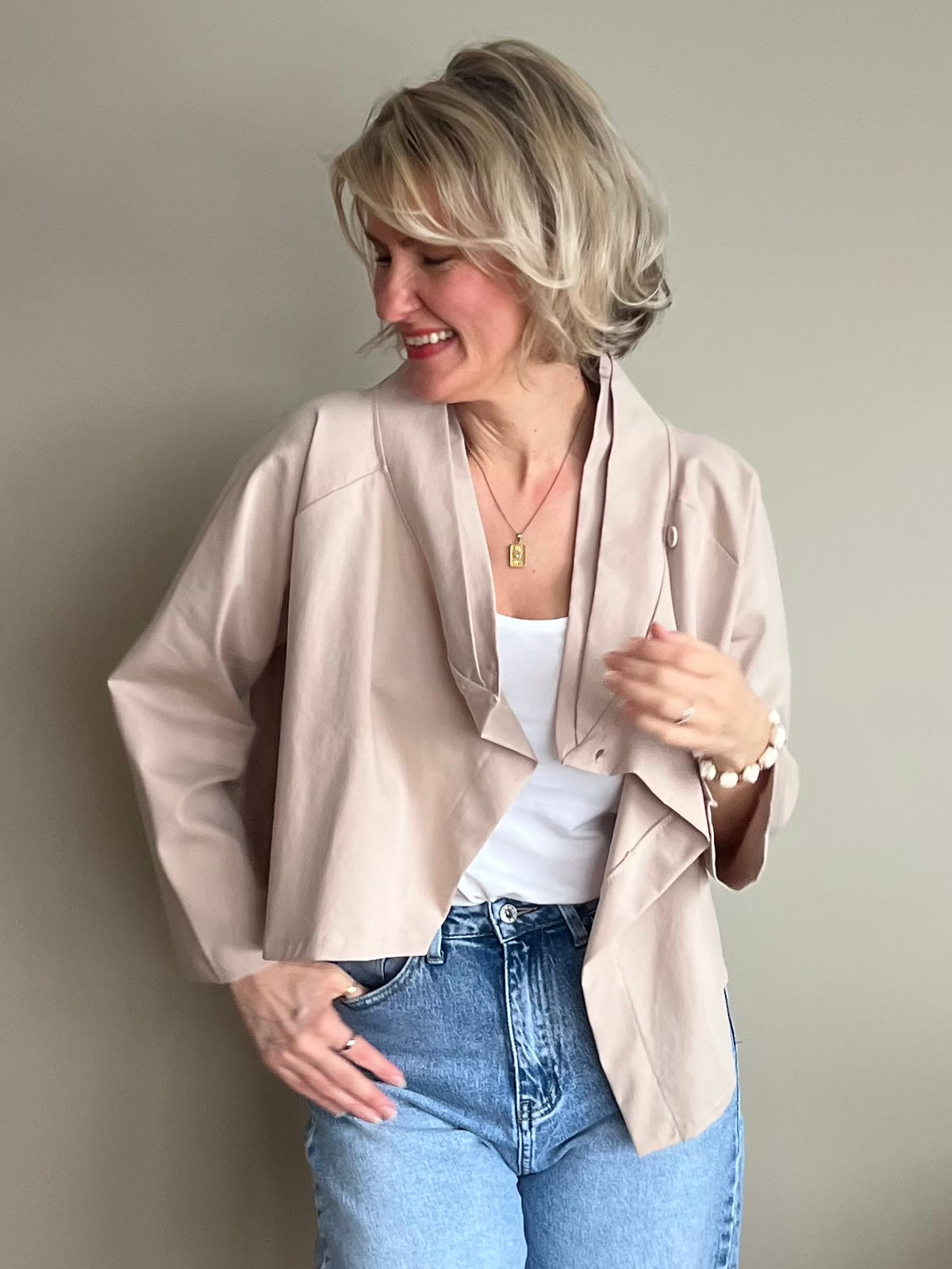 Carrie -jakku, beige