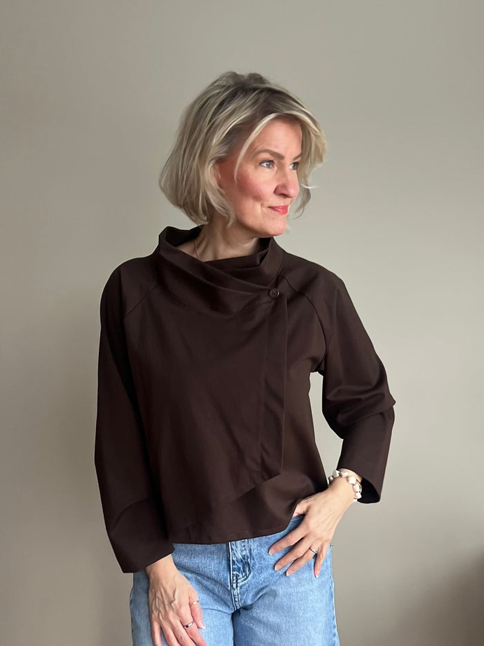 Carrie -jakku, ruskea