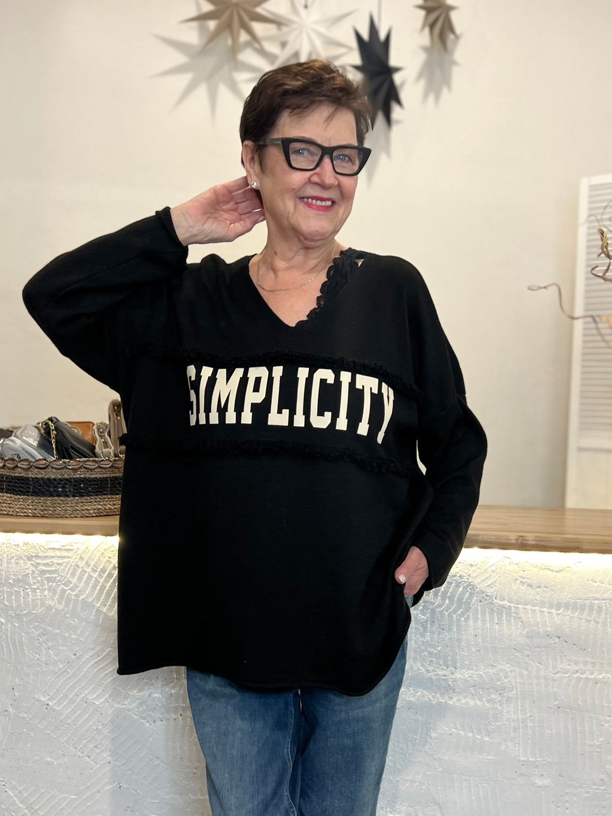 Simplicity sweater, black