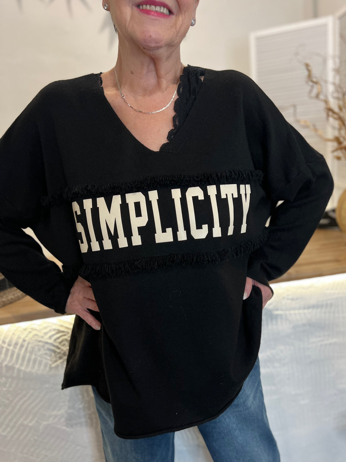 Simplicity sweater, black