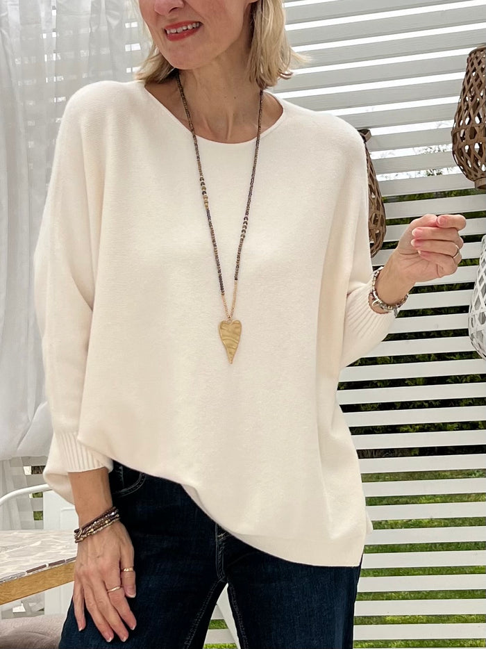 Blanca sweater, vanilla