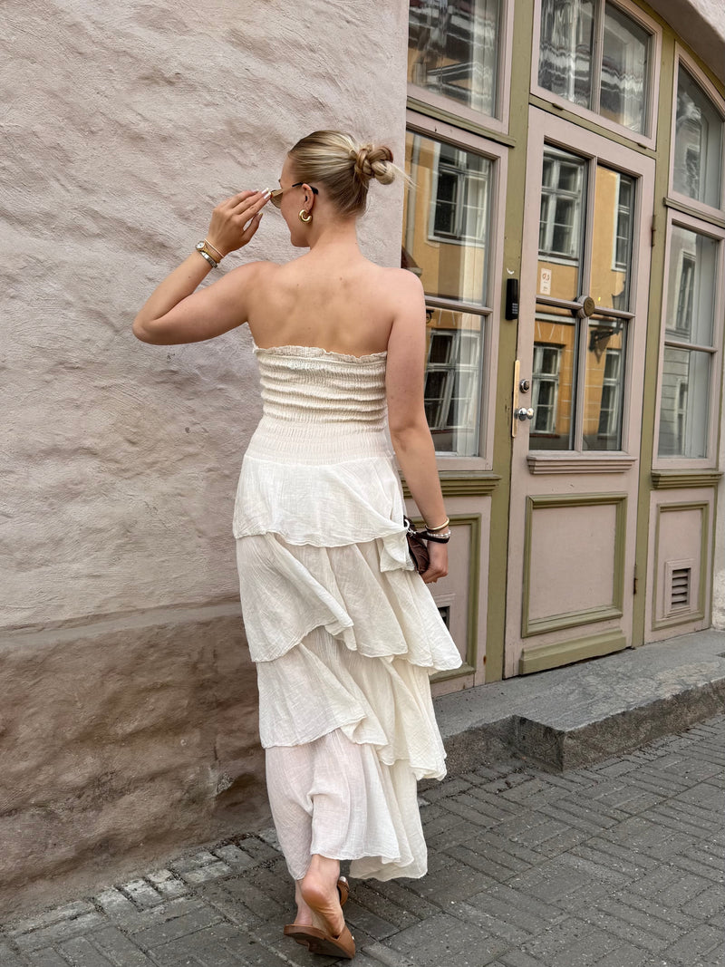 Dawn dress, light beige