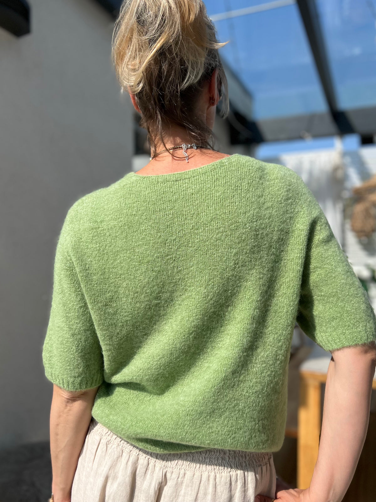 Aida -neule, vihreä