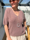 Aida -neule, taupe