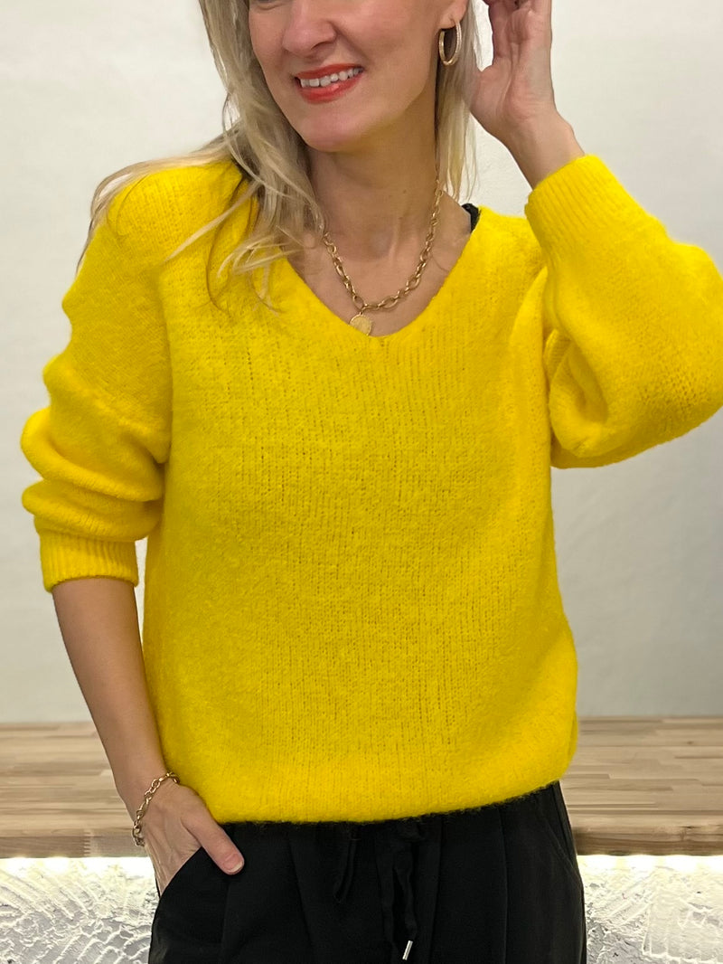 Bianca sweater, yellow