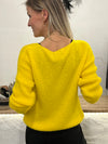 Bianca sweater, yellow