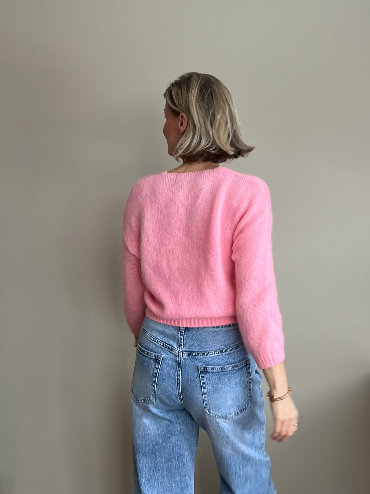 Flavia cardigan, pink