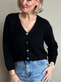 Flavia cardigan, black