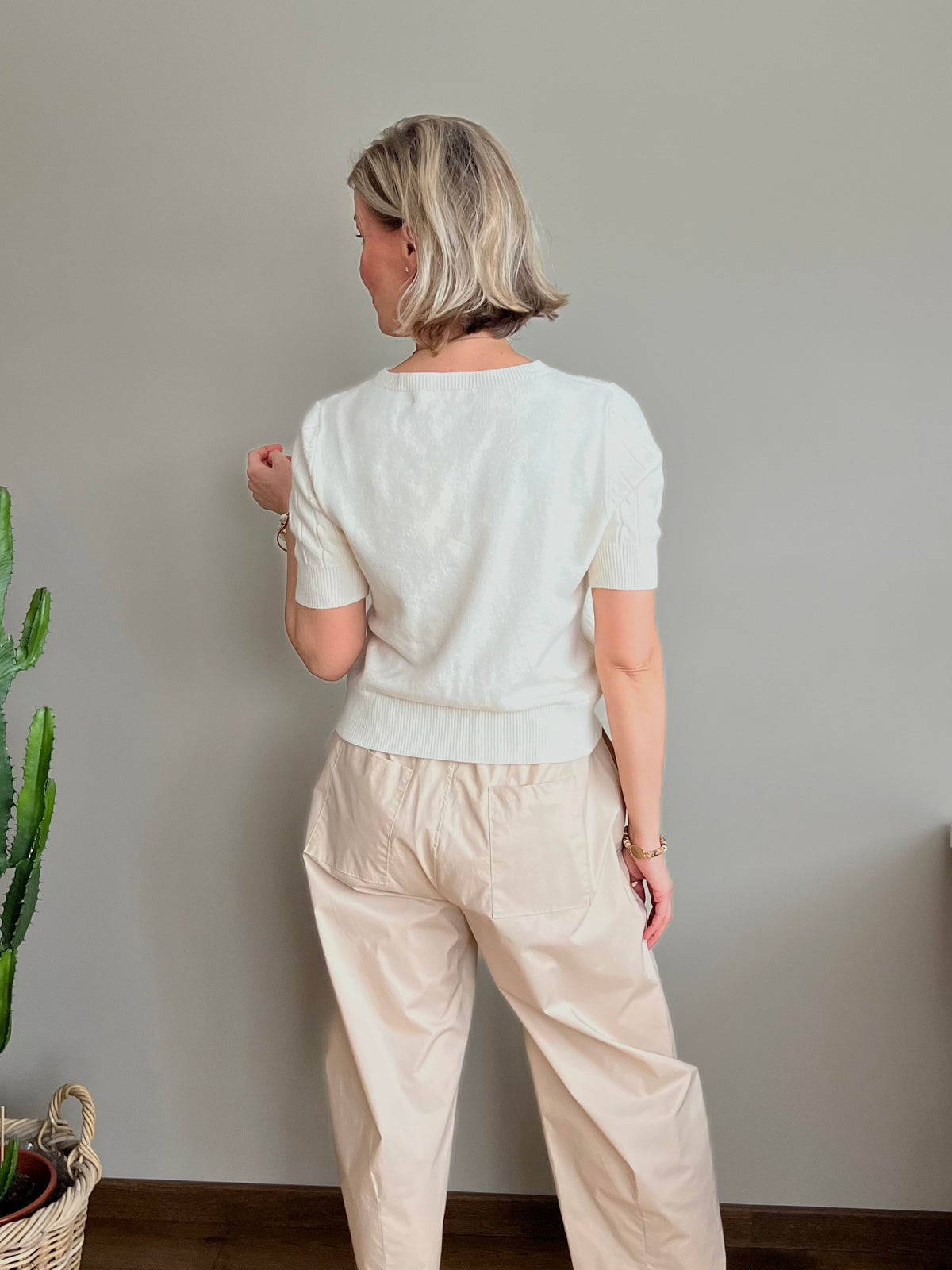 Lucy cable knit, off-white