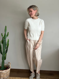 Lucy cable knit, off-white