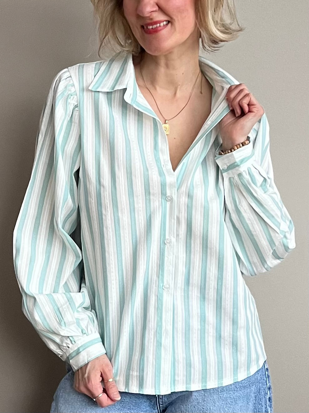 Carita -kauluspaita, veden vihreä