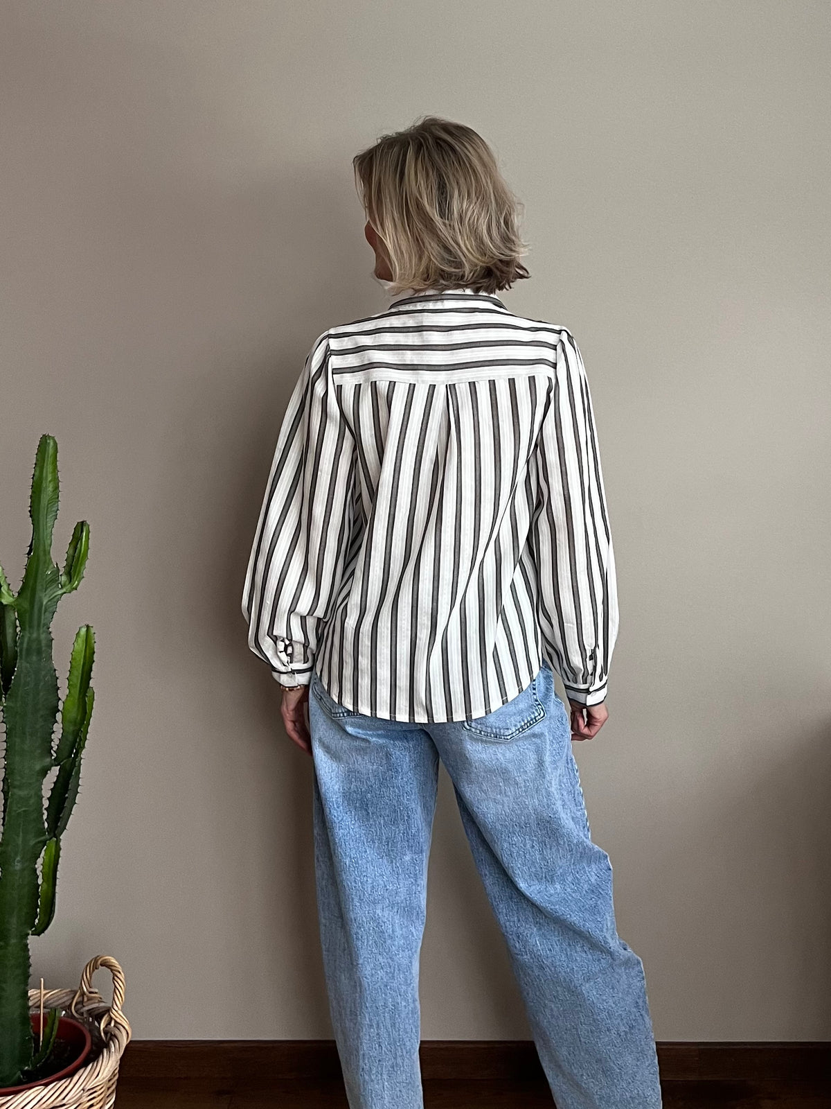 Carita -kauluspaita, tummanharmaa