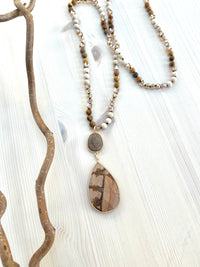 Camilla -kaulakoru, ruskea