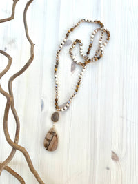 Camilla -kaulakoru, ruskea