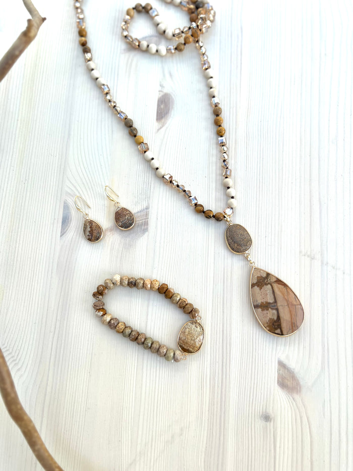 Carina bracelet, brown