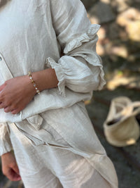 Zia linen pants, gray