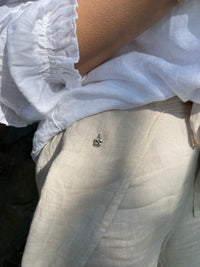 Zia linen pants, gray