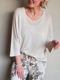 Elenore -neule, beige