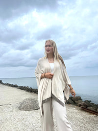 Resort -poncho / viitta, natural