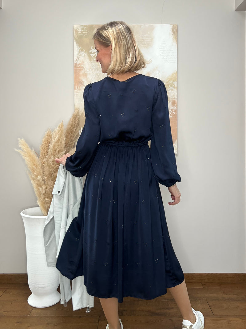 Aava dress, peacoat blue