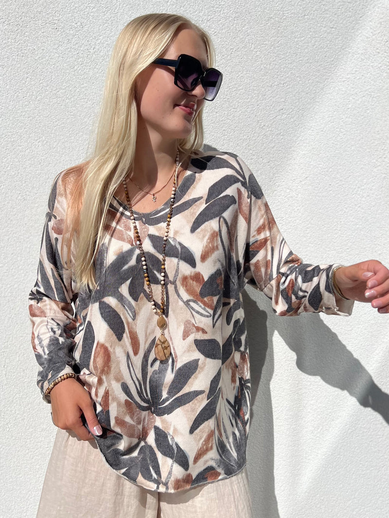 Carolina -neule, tummanharmaa
