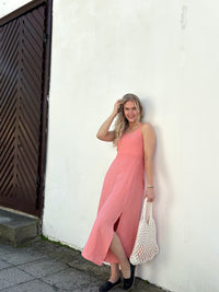 Eleni dress, rose blush