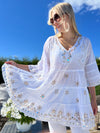 Alisha cotton dress / tunic, white