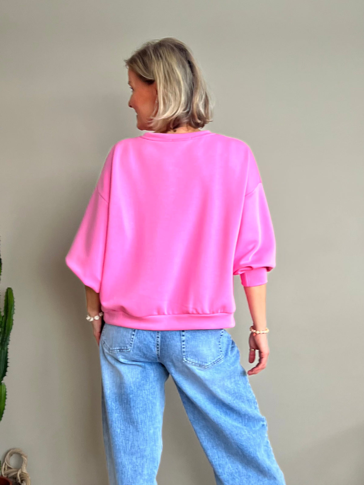 Martini Club sweatshirt, pink