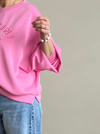 Martini Club sweatshirt, pink