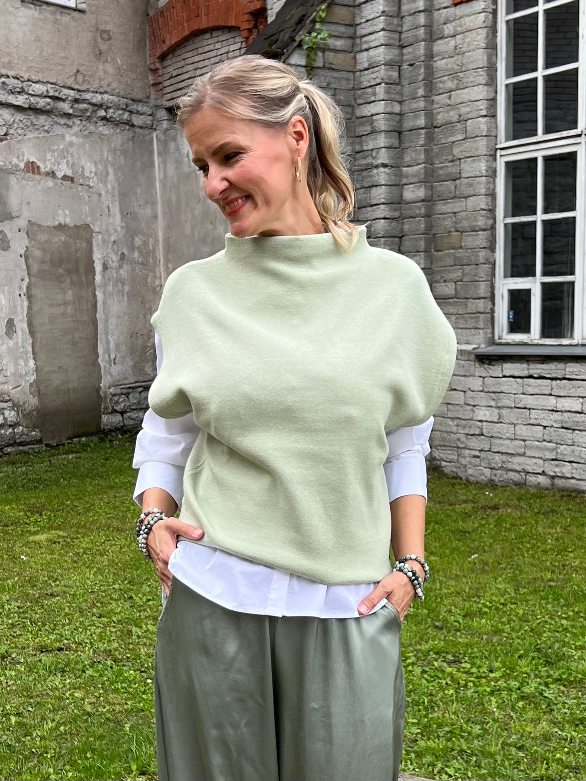 Pilar cardigan, green